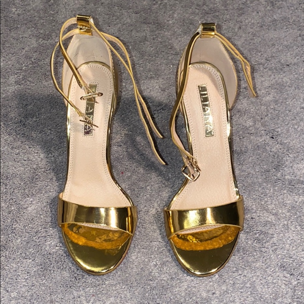 Gold heels